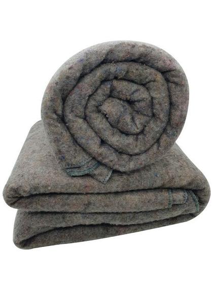 Imagem de kit 2 cobertor solteiro popular doação - 100% poliéster - 130 x 200 cm