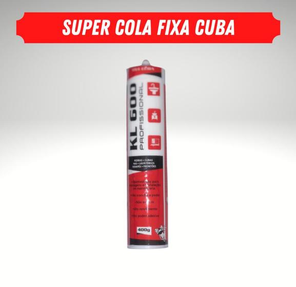Imagem de Kit 2 Colas Fixa Cuba Pedra Granito Piso Anti Fungo Extra Forte