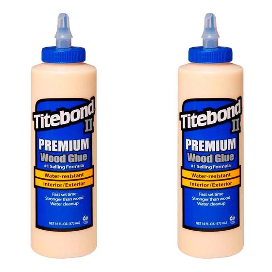 Kit 2 Colas para Madeira II Premium Wood Glue 473ml Titebond Menor preço em Kit 2 Colas para Madeira II Premium Wood Glue 473ml Titebond