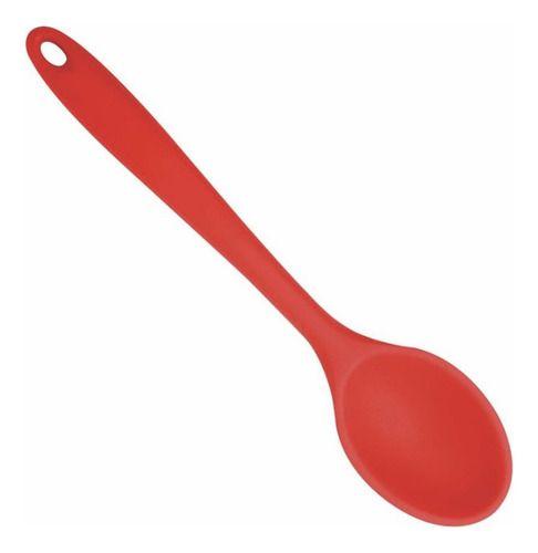 Imagem de Kit 2 Colheres De Silicone Grande Reforçada Multiuso Servir