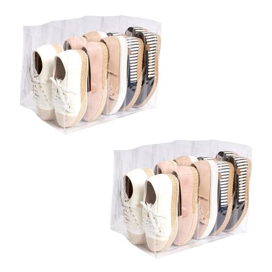 Imagem de Kit 2 Colmeia Organizadora Sapatos Tênis Plástico Resistente