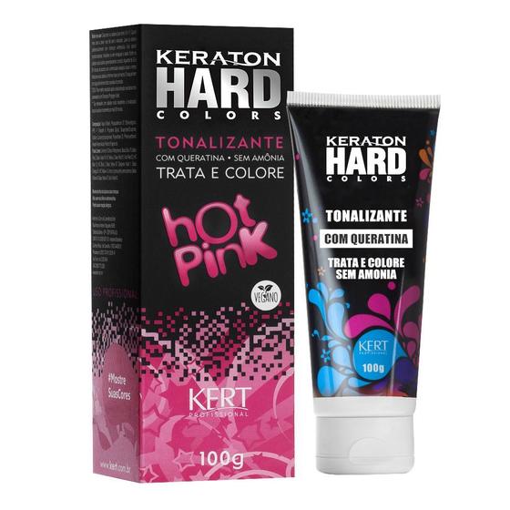 Imagem de Kit 2 Coloração Keraton Hard Colors HOT PINK