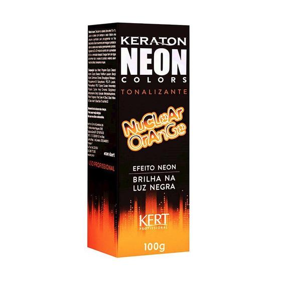 Imagem de Kit 2 Coloração Keraton NEON COLORS Nuclear Orange 100g