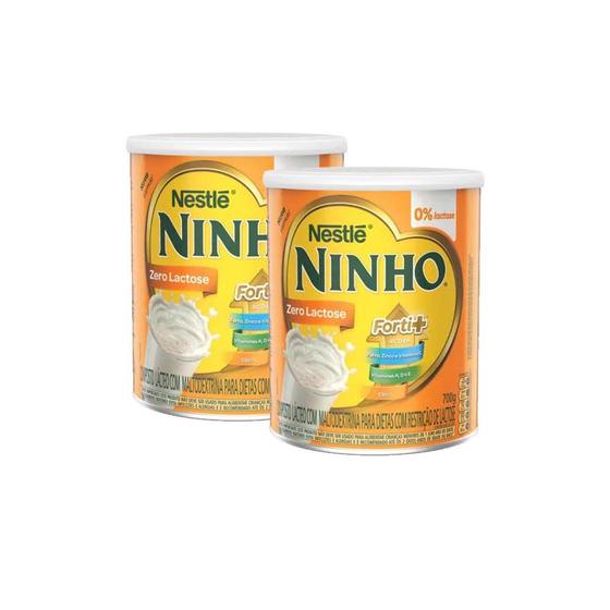 Imagem de Kit 2 Composto Lacteo Ninho Zero Lactose 700g cada