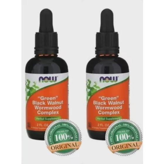 KIT 2 Composto Parasitário, Absinto, Cravo E Nogueira Negra NOW 30ML Menor preço em KIT 2 Composto Parasitário, Absinto, Cravo E Nogueira Negra NOW 30ML