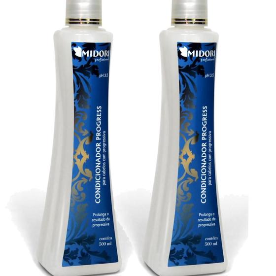 Imagem de Kit 2 Condicionador Progress 500ml Midori Profissional