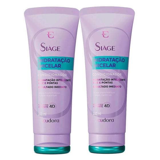 Imagem de Kit 2 Condicionador Siàge Hidratação Micelar 200ml