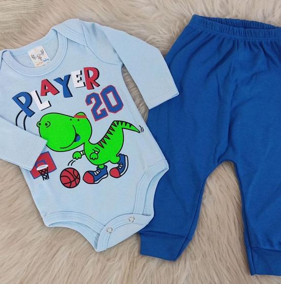 Imagem de Kit 2 conjunto body Saruel Masculino sortido: cores e estampas variadas 