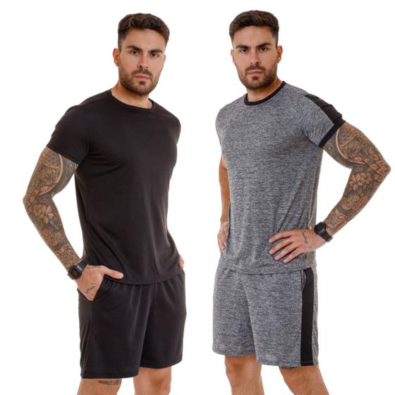 Imagem de Kit 2 Conjuntos Dry Fit Masculino