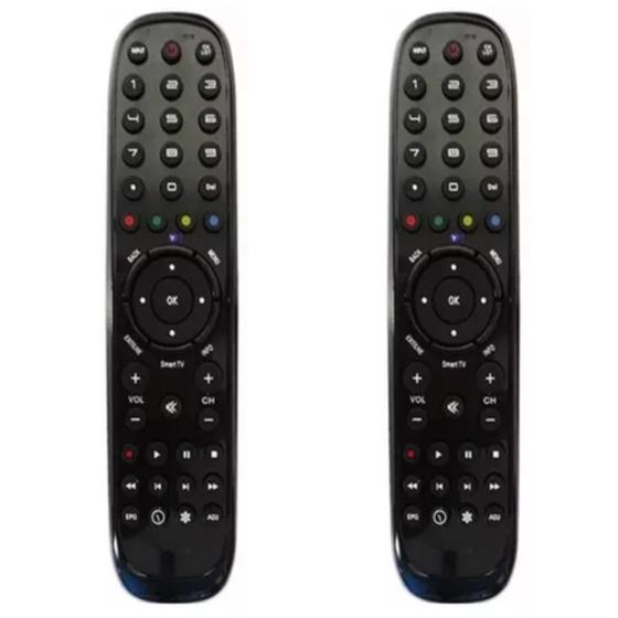 Imagem de Kit 2 Controle Compatível Tv Aoc Rc2414704/1 M98tr2012tda