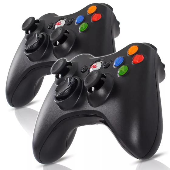 Imagem de Kit 2 Controle Joystick Usb Pc Computador e Notebook