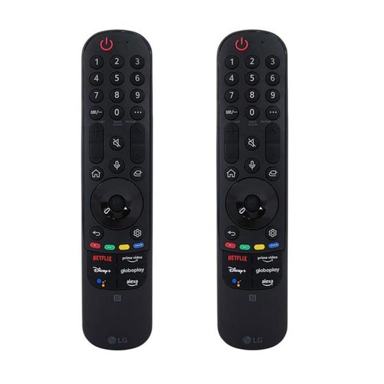 Imagem de Kit 2 Controles Smart Magic MR22GN (NFC) TV LG AKB76040003