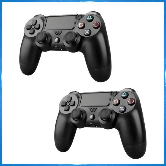 Imagem de Kit 2 Controles Wireless Para Pc Gamer Console Smart Tv Gamepass Smartphones Tablets