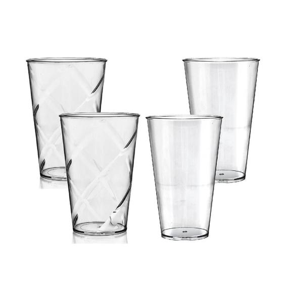 Imagem de Kit 2 Copos Twister 700Ml E 2 Copos Big Drink 550Ml Acrílico