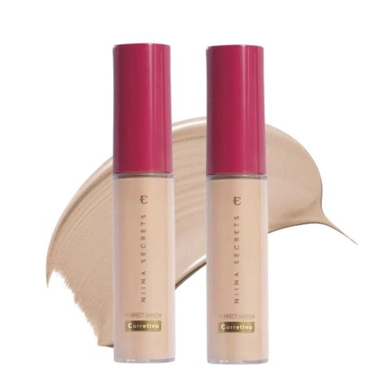 Imagem de Kit 2 Corretivo Niina Cor 05 Secrets Perfect Match Eudora 10ml