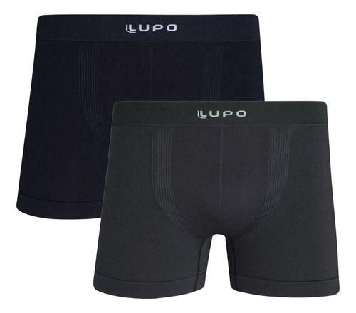 Imagem de Kit 2 Cueca Boxer Masculina Micromodal Sem Costura Lupo 661 Original