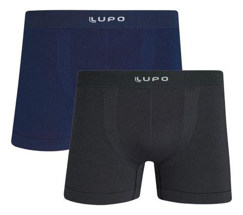 Imagem de Kit 2 Cueca Boxer Masculina Micromodal Sem Costura Lupo 661 Original