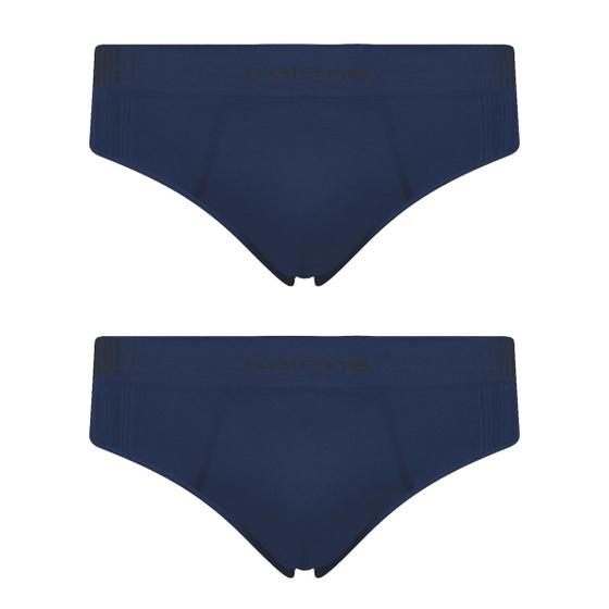 Imagem de Kit 2 Cueca Selene Masculina Slip Microfibra sem costura