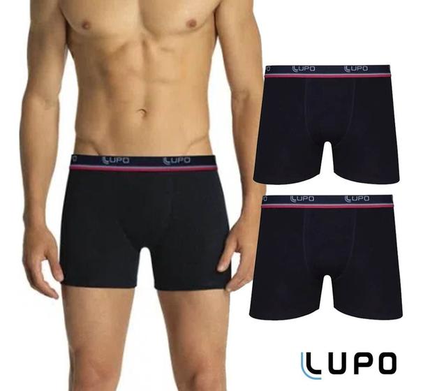 Imagem de Kit 2 Cuecas Boxer Cueca Box Lupo Original Algodão S Costura