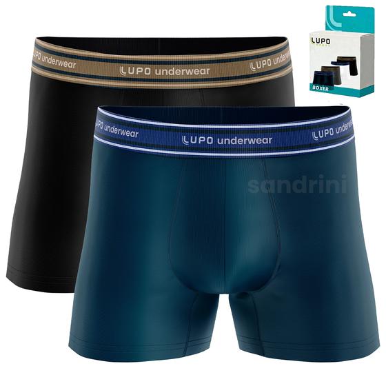 Imagem de Kit 2 Cuecas Boxer Infantil Lupo Algodão Kids Menino Original