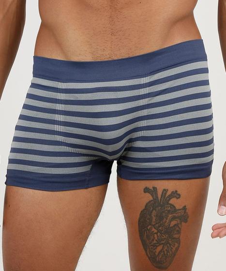 Imagem de Kit 2 cuecas boxer listrada masculina