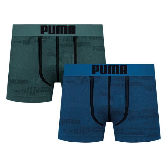 Imagem de Kit 2 Cuecas Boxer Puma Sem Costura Masculina