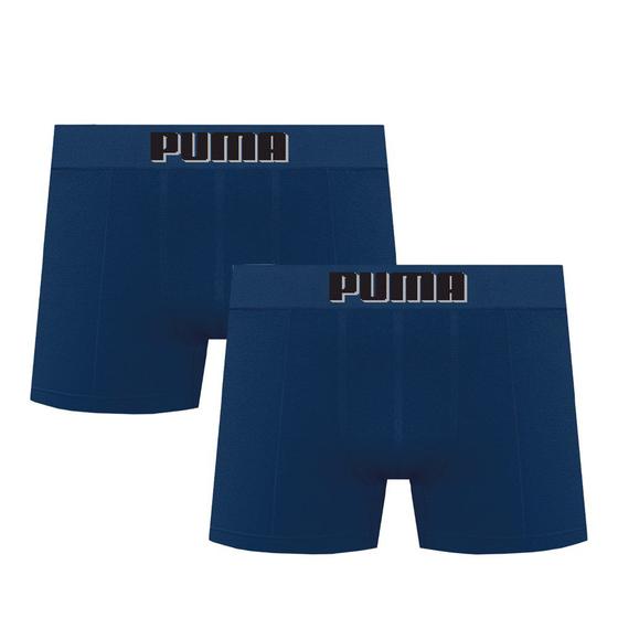 Imagem de Kit 2 Cuecas Boxer Puma Sem Costura Masculina