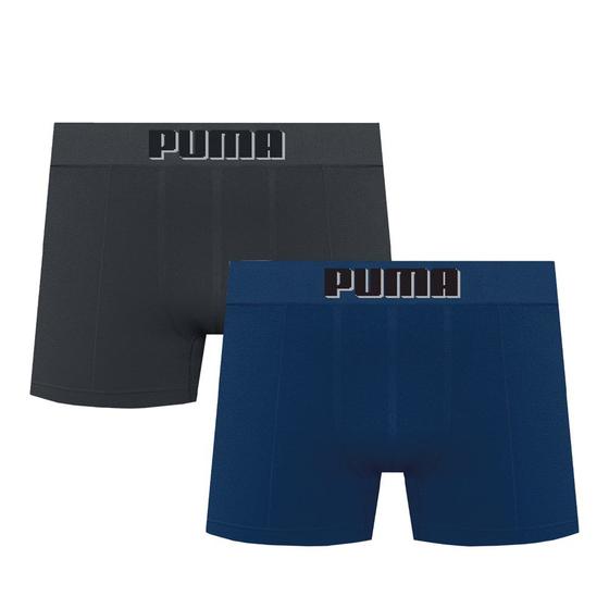 Imagem de Kit 2 Cuecas Boxer Puma Sem Costura Masculina