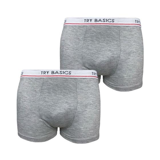 Imagem de Kit 2 Cuecas Boxers Infantil Box Algodão Cotton Conforto