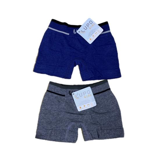 Imagem de Kit 2 Cuecas, Infantis, Tamanho P/M/G/GG, Lupo, Cueca Boxer Shortinho, Cores Sortidas