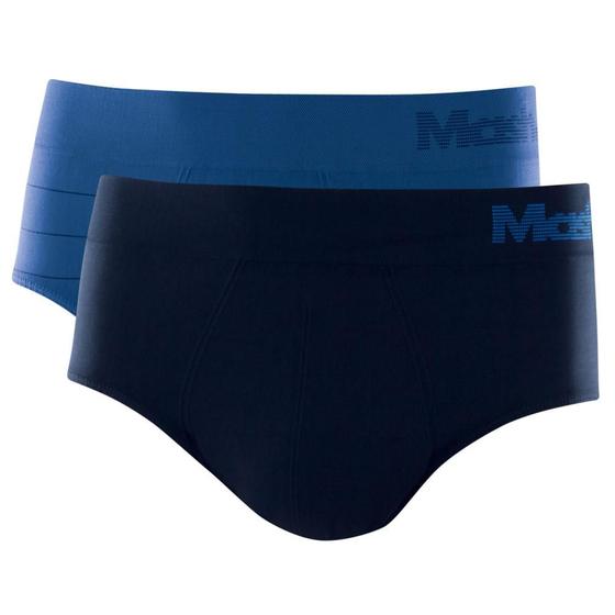 Imagem de Kit 2 Cuecas Slip Mash Masculina Microfibra