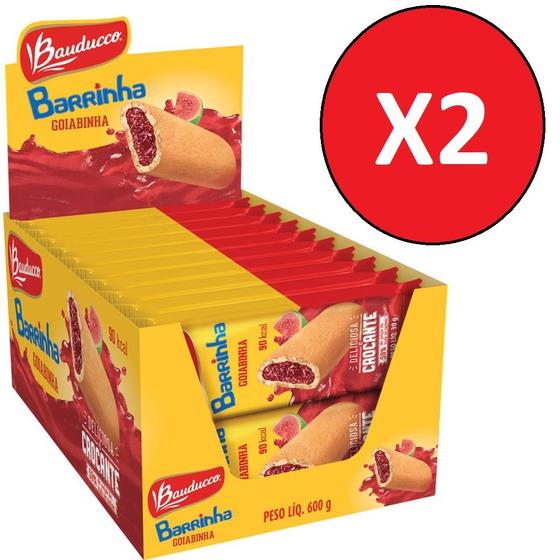 Imagem de Kit 2 cxs Barrinha Goiabinha Bauducco Display C/20X30G- 40un