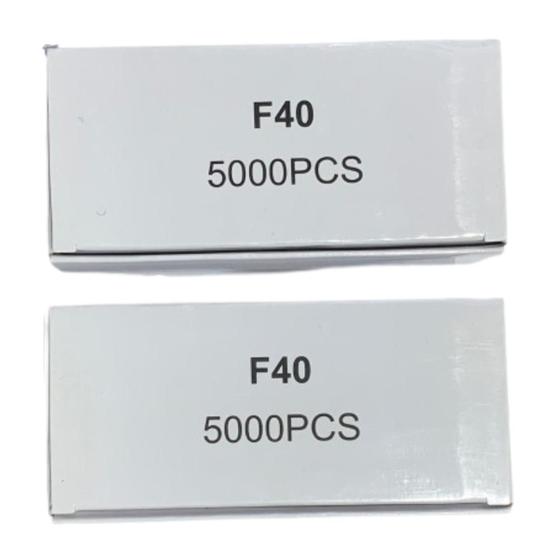 Imagem de Kit 2 cxs Prego Pino F40 para alvenaria moveis pinador moldura 10000 unidades