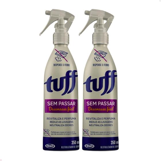 Imagem de Kit 2 Desamassa Fácil 350ml Tuff Sem Passar