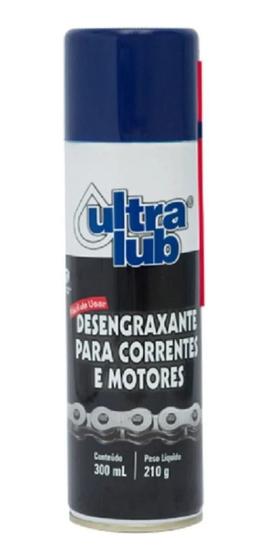 KIT 2 Desengraxante Spray Correntes, Motos Ultralub 300ml Menor preço em KIT 2 Desengraxante Spray Correntes, Motos Ultralub 300ml