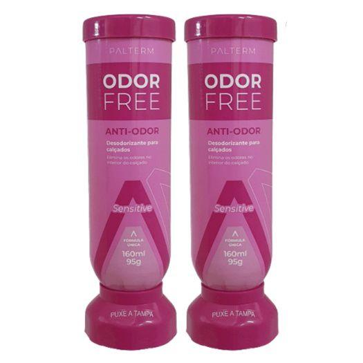 Imagem de Kit 2 Desodorante para Calçados Odor Free Sensitive - Palterm