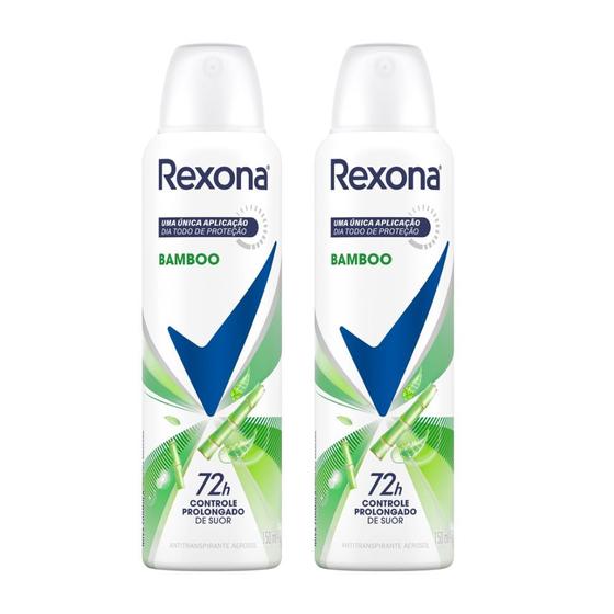 Imagem de Kit 2 Desodorante Rexona Stay Fresh Bamboo e Aloe Vera Aerosol 150ml