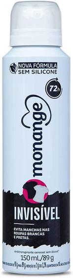 Imagem de KIT 2 Desodorantes Aerosol Monange 72H 150ML