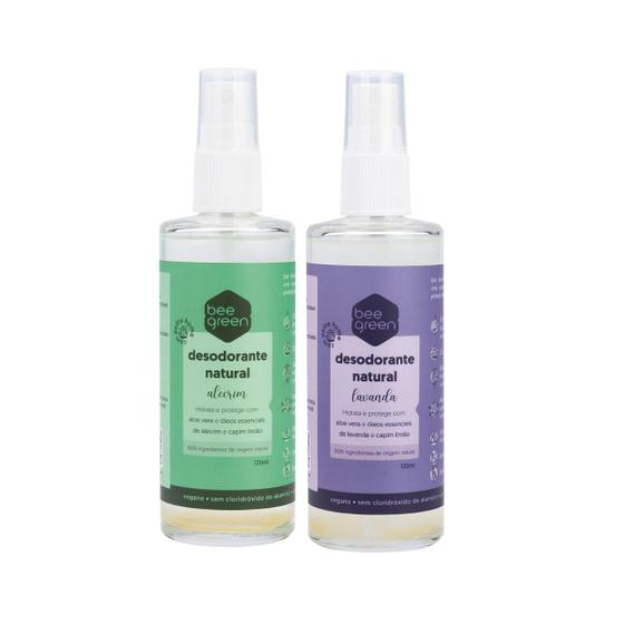 Imagem de Kit 2 Desodorantes Spray Natural Lavanda Alecrim Bee Green