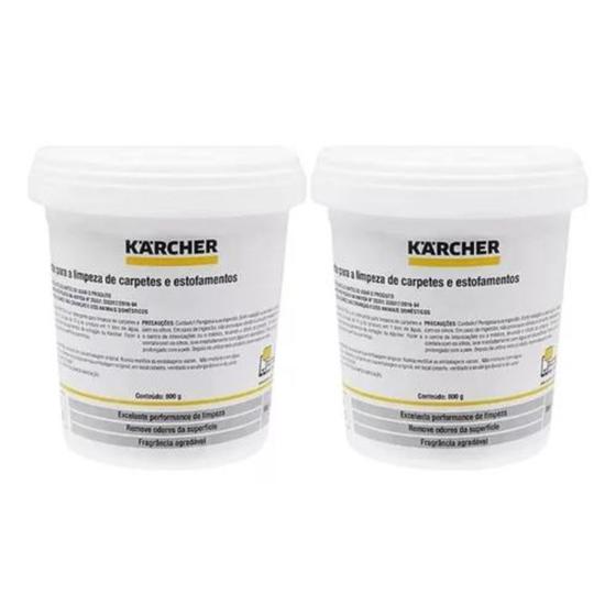 Imagem de Kit 2 Detergentes em Pó para Carpete e Estofados 800g RM 760 Karcher