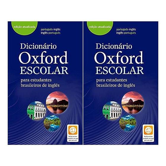 Imagem de Kit 2 Dicionários Oxford Escolar - para estudantes brasileiros de inglês