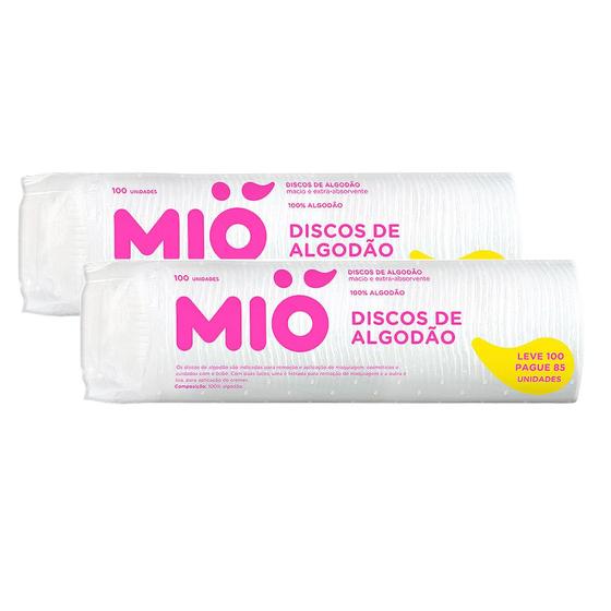 Imagem de Kit 2 Discos de Algodão Mió Leve 100 Pague 85 Unidades