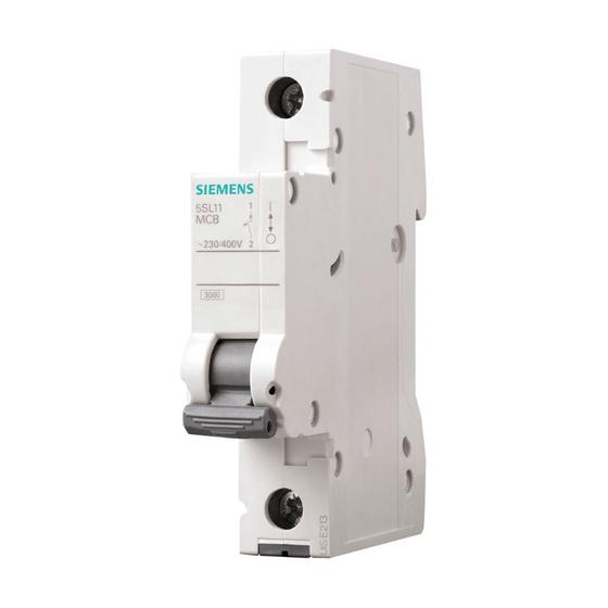 Imagem de Kit 2 Disjuntores Unipolar Din 10a/16a/20a/25a/32a Siemens