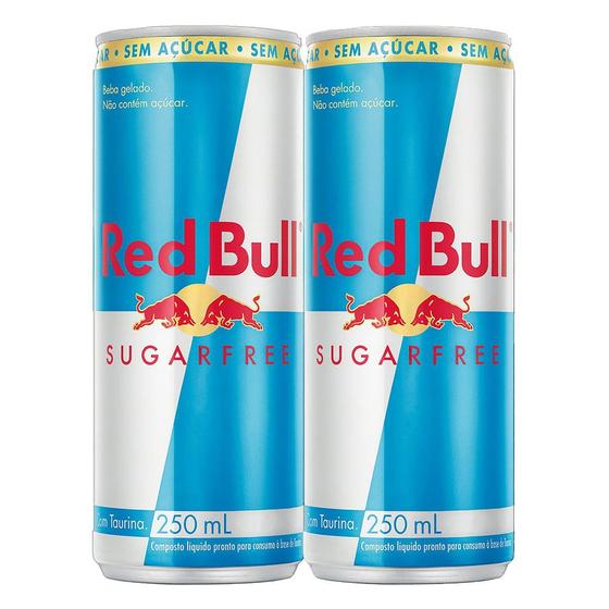 Imagem de Kit 2 Energético Red Bull Sugarfree 250ml