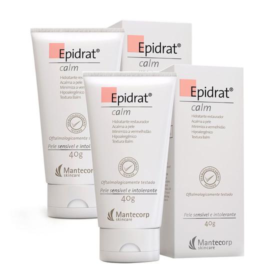 Imagem de Kit 2 Epidrat Calm Hidratante Facial Restaurador 40g