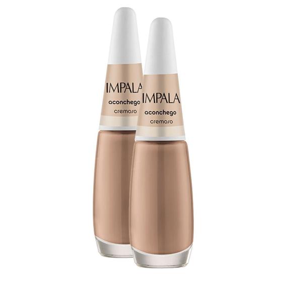 Imagem de Kit 2 Esmalte Impala Cremoso Aconchego com 7,5ml