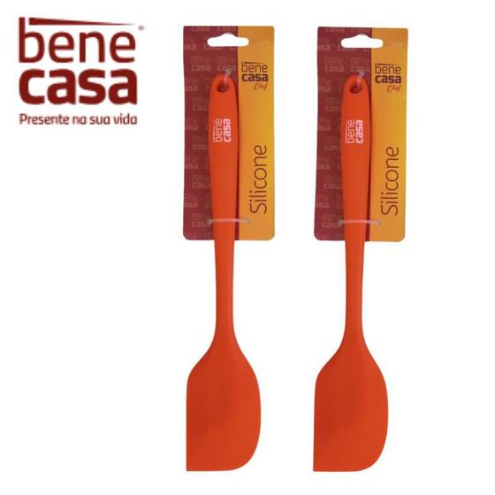 Imagem de Kit 2 Espátula de Silicone  Multiuso e Reforçada Pão Duro Resistente