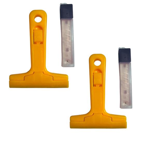 Kit 2 Estiletes Raspador Profissional Remove Cola Tinta Menor preço em Kit 2 Estiletes Raspador Profissional Remove Cola Tinta