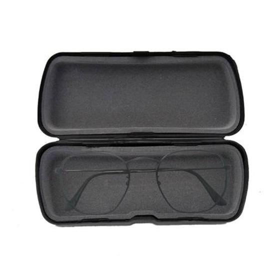 Imagem de Kit 2 estojo porta óculos caixinha para armação com forro resistente
