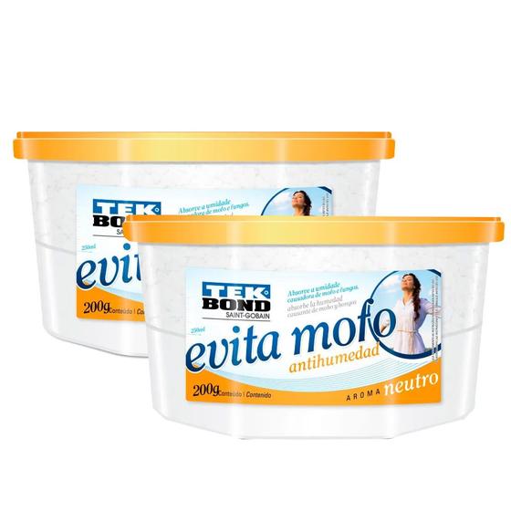 Imagem de Kit 2 Evita Mofo Tekbond Neutro 100g